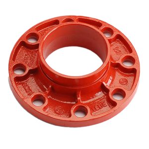 XGQT08089 Adaptador Brida carrete ranur PN16 3" DN80 Rojo