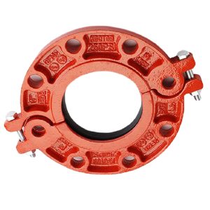 XGQT09089 Adaptador Brida ranurado PN16 3" DN80 Rojo